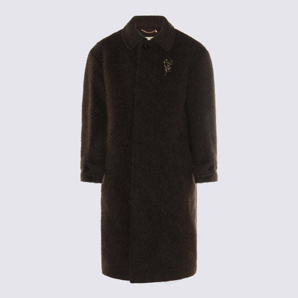 Golden Goose 55% Polyester coat in brown