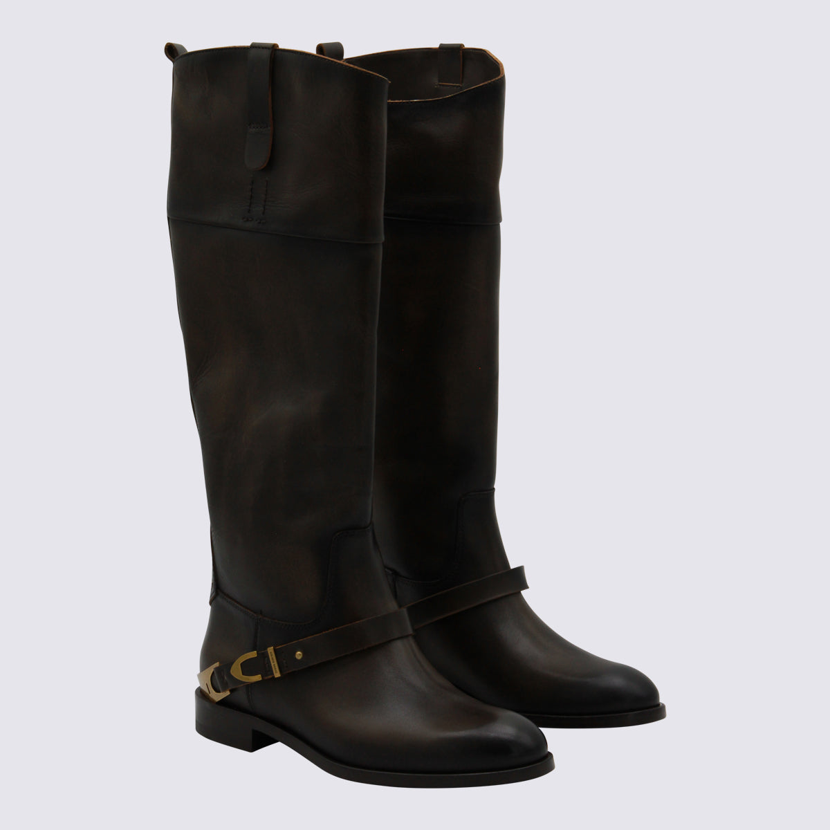 Golden Goose Boots Dark Brown/beige _cover Le Sole El