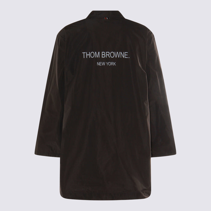 Thom Browne Coats Grey _pl