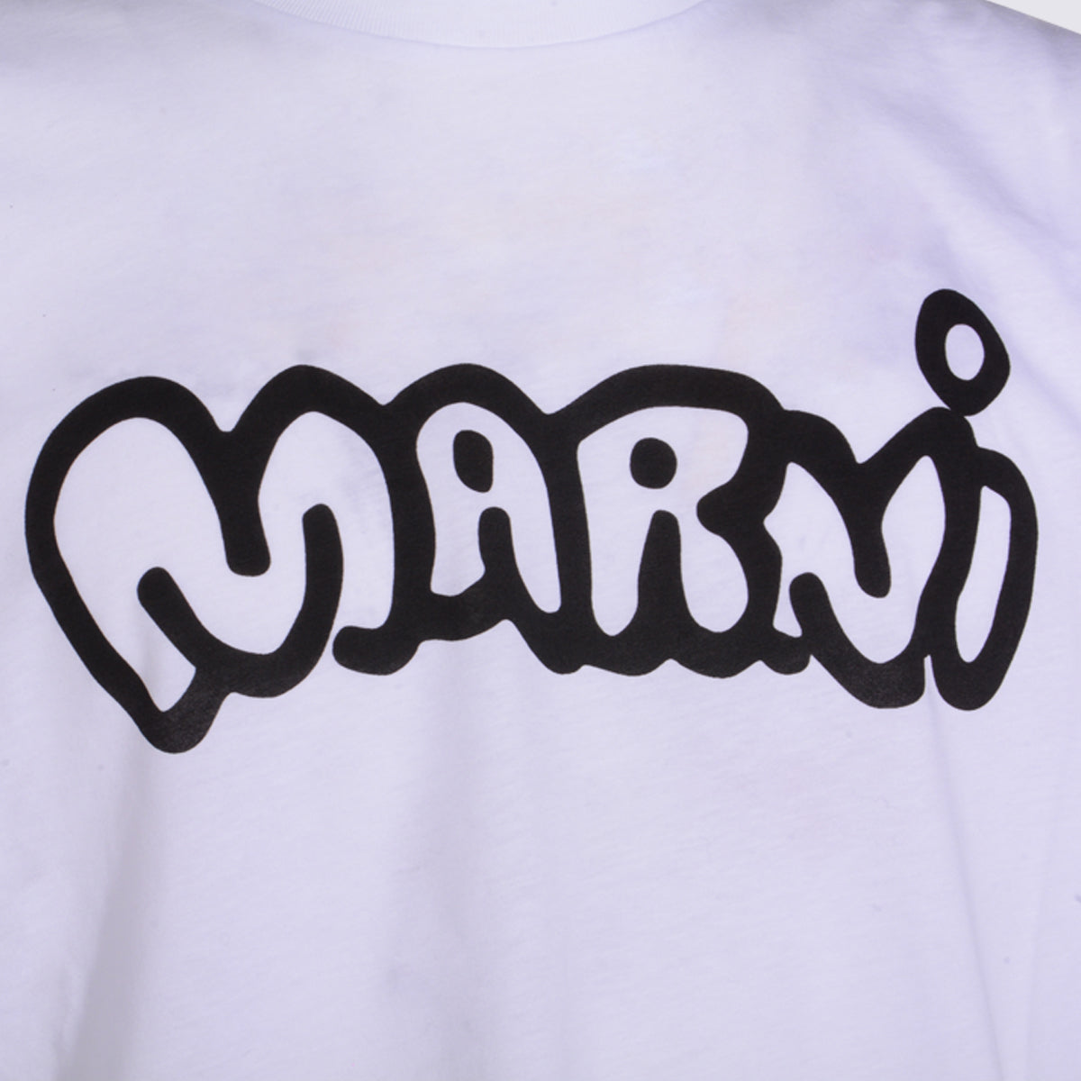 Marni T-shirts and Polos Lily White _100 % Co