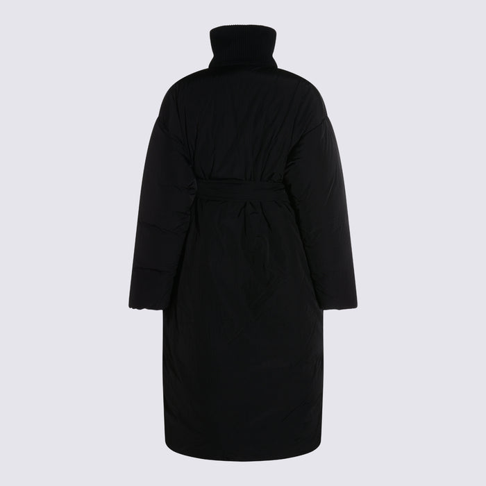 SportMax Coats Black _pl