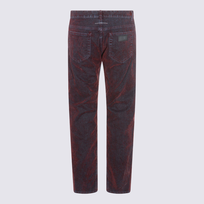 MM6 Maison Margiela Trousers Red _co