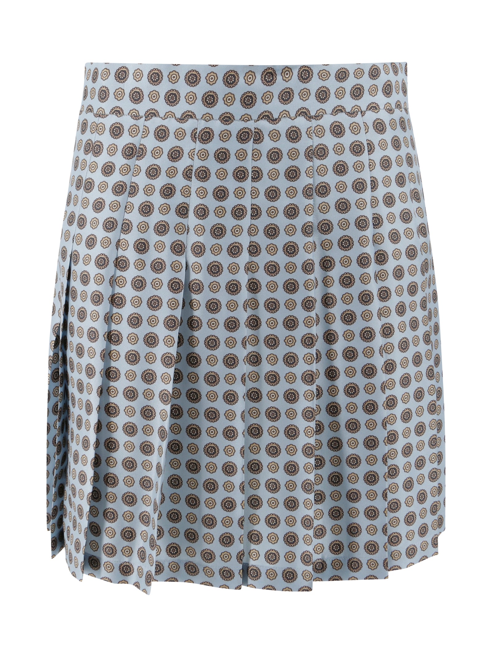 Max Mara Studio Skirts Azzurra Seta