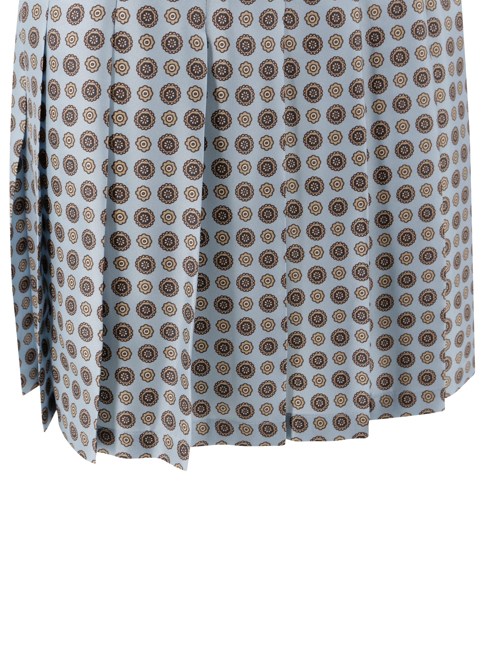 Max Mara Studio Skirts Azzurra Seta