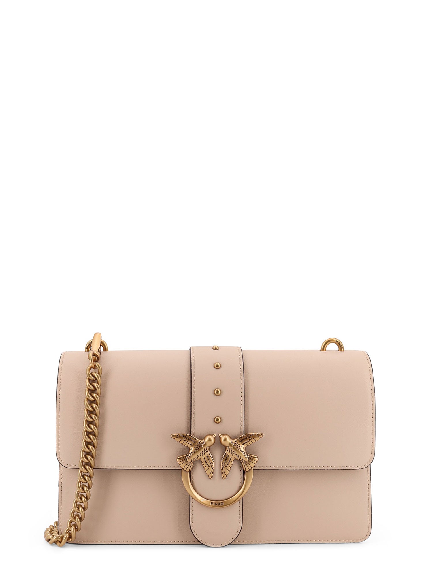 Pinko Bags Beige Pelle