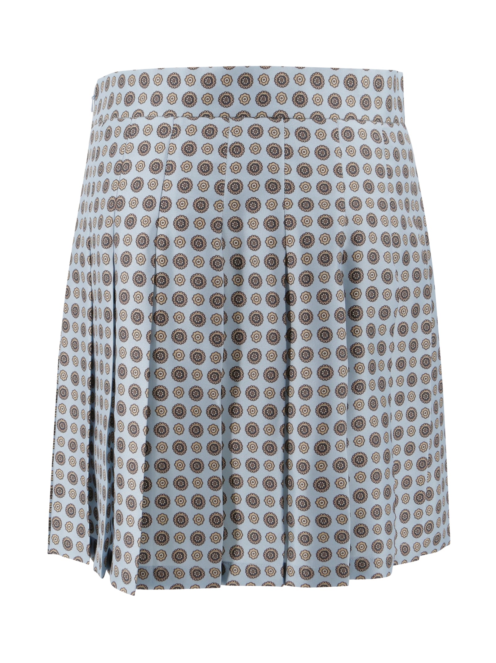 Max Mara Studio Skirts Azzurra Seta