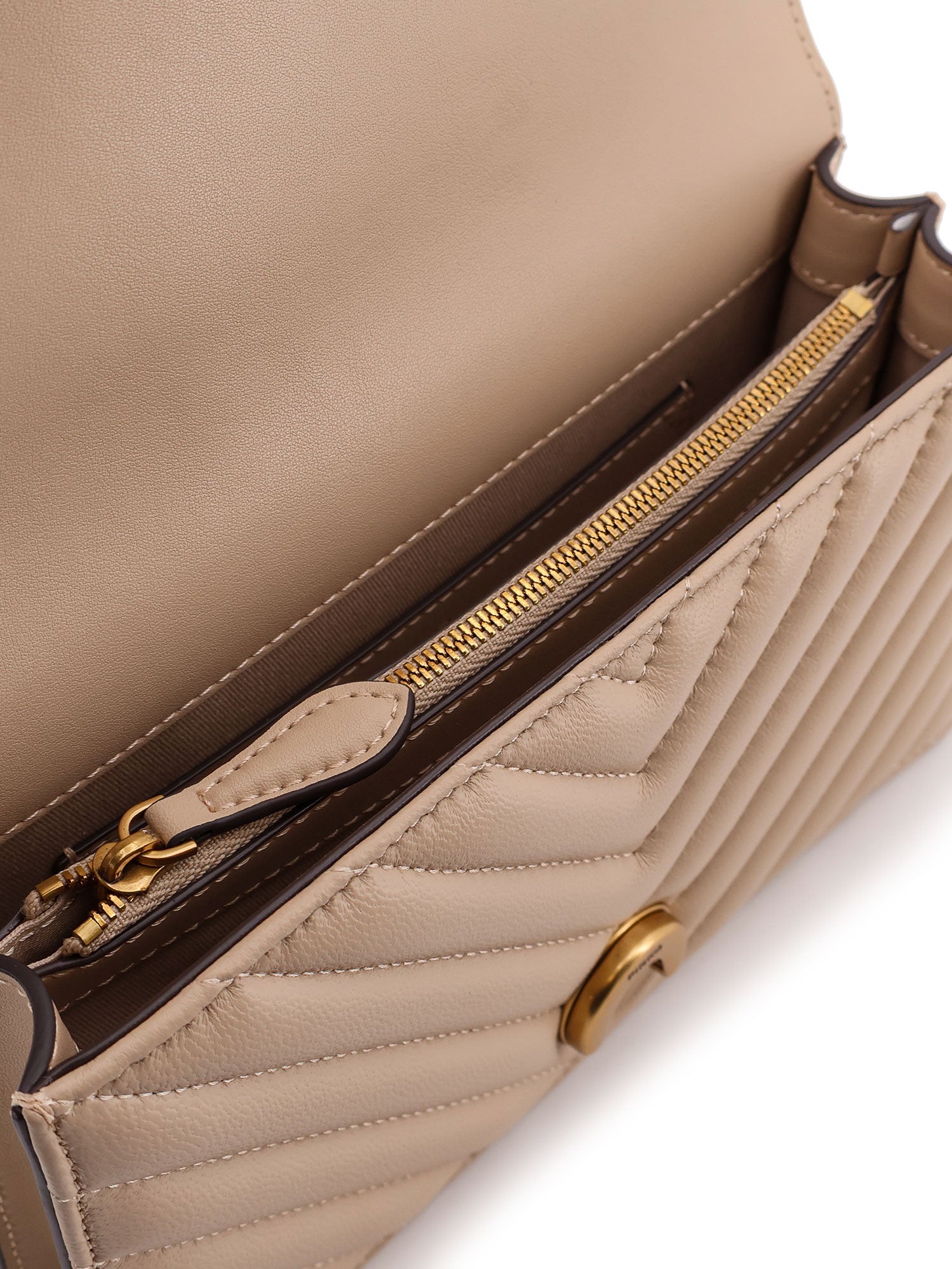 Pinko Bags Beige Pelle