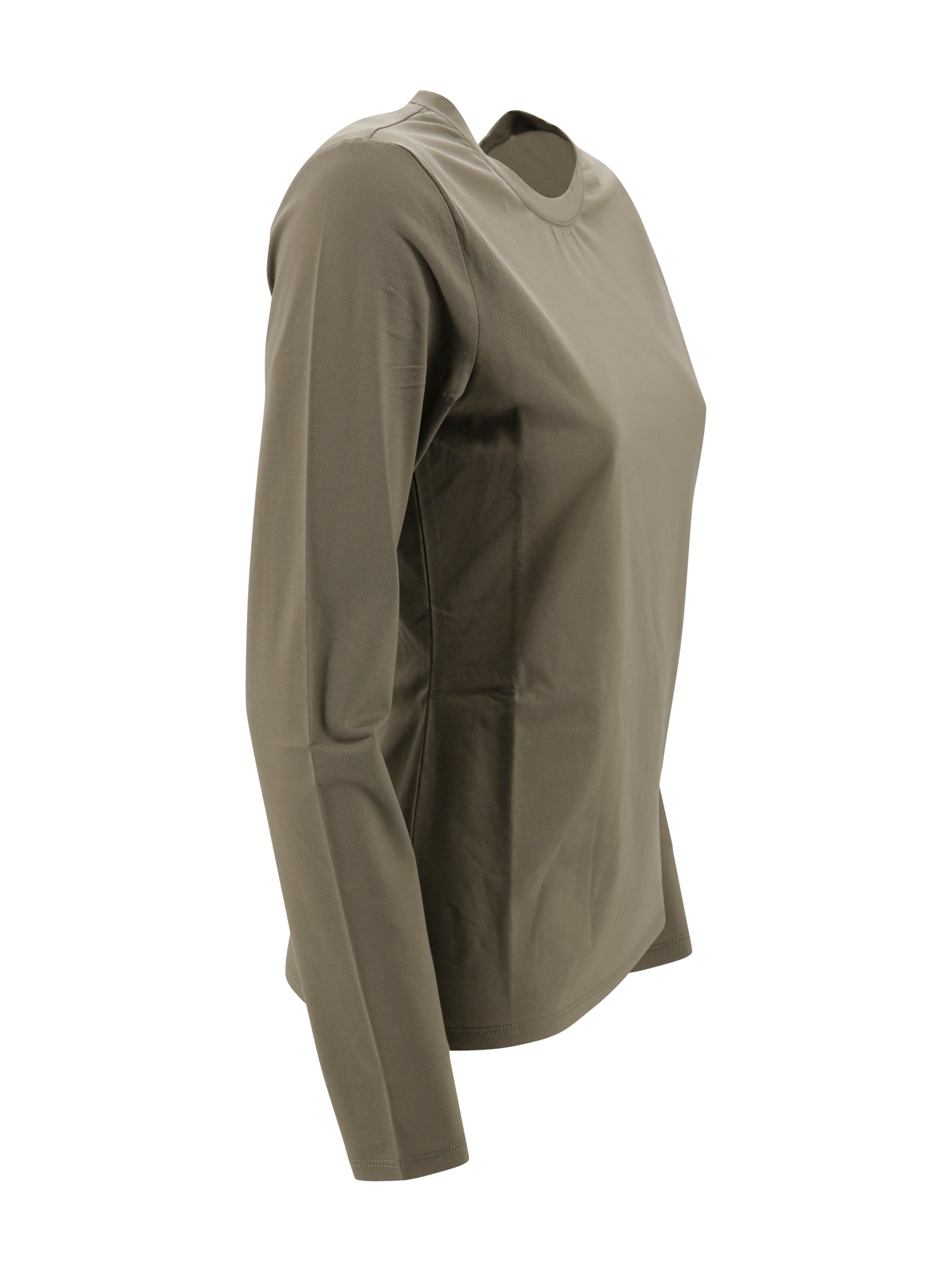 Parosh T-shirts and Polos Verde Oliva Cotone Elastane