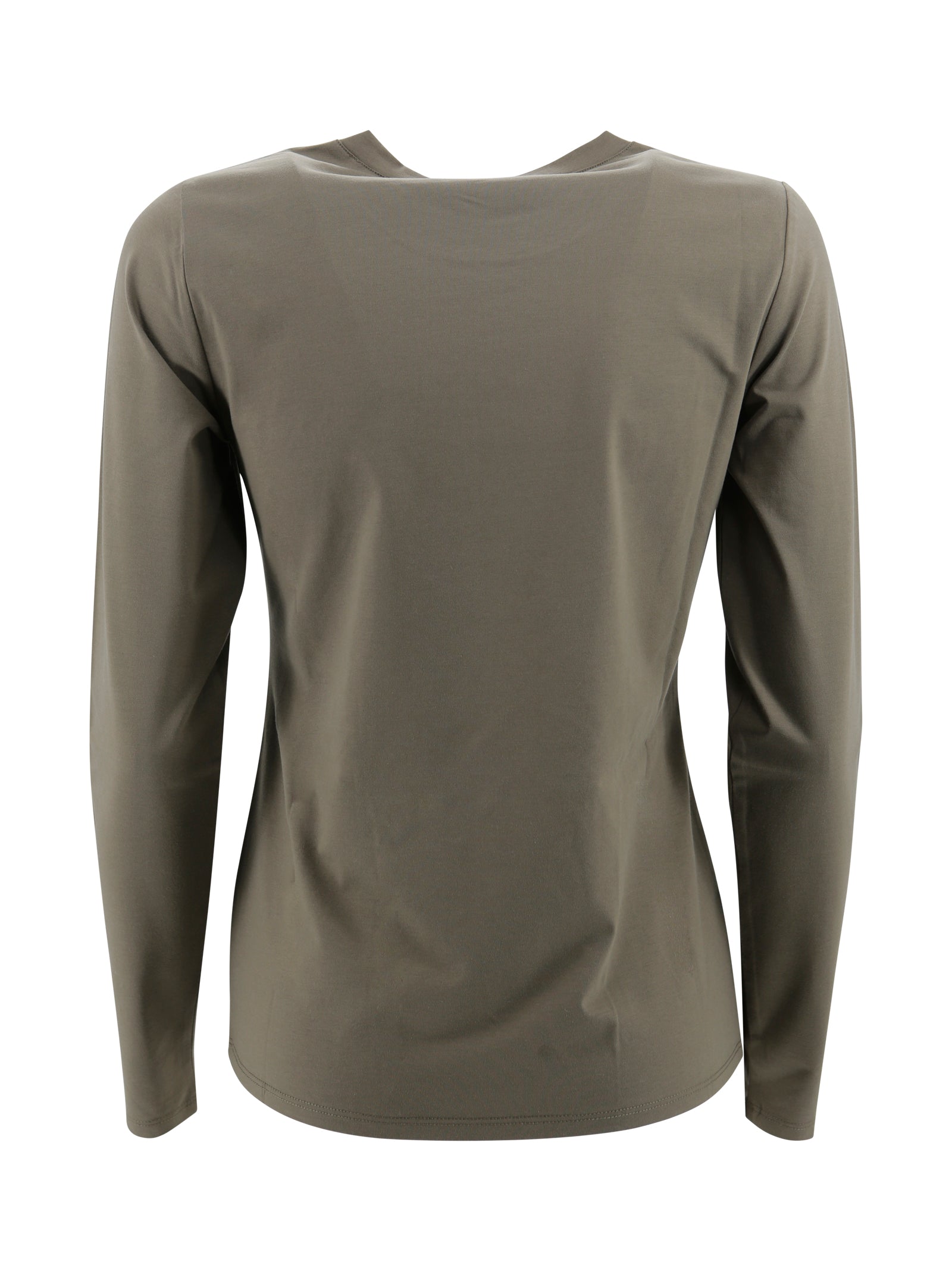 Parosh T-shirts and Polos Verde Oliva Cotone Elastane