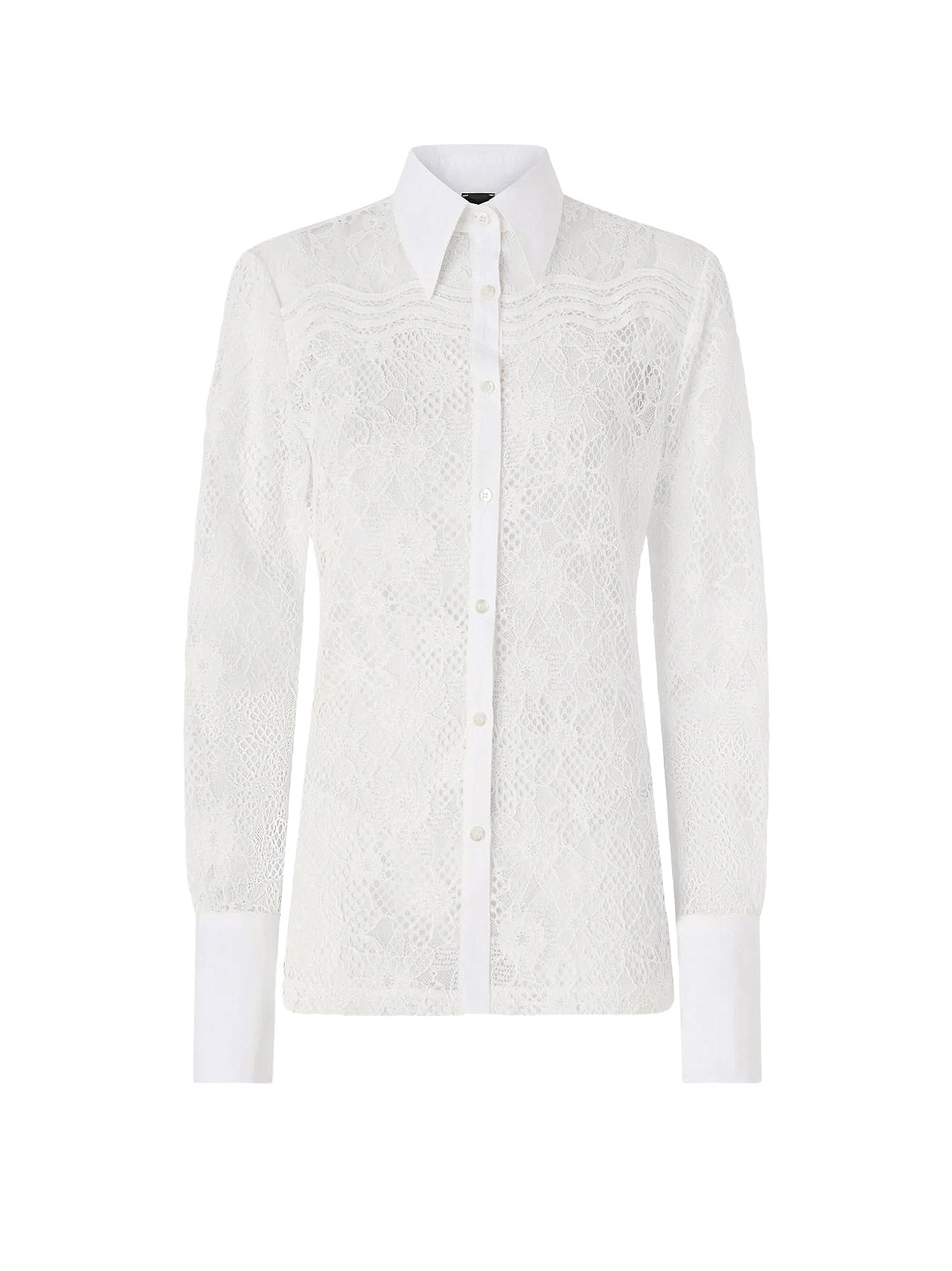 Pinko Shirts White Poliestere