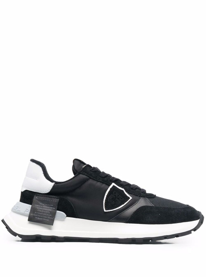Antibes Mondial Black Leather Sneakers Calf
