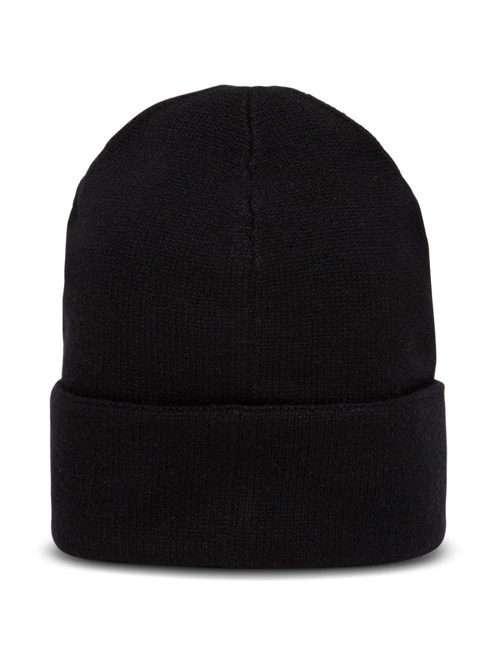 Black Wool And Cashmere Hat With Logo Gloves