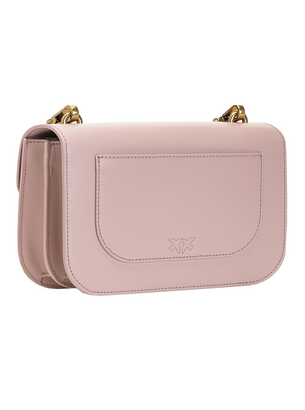 Love Bell Simply Pink Leather Crossbody Bag Goat