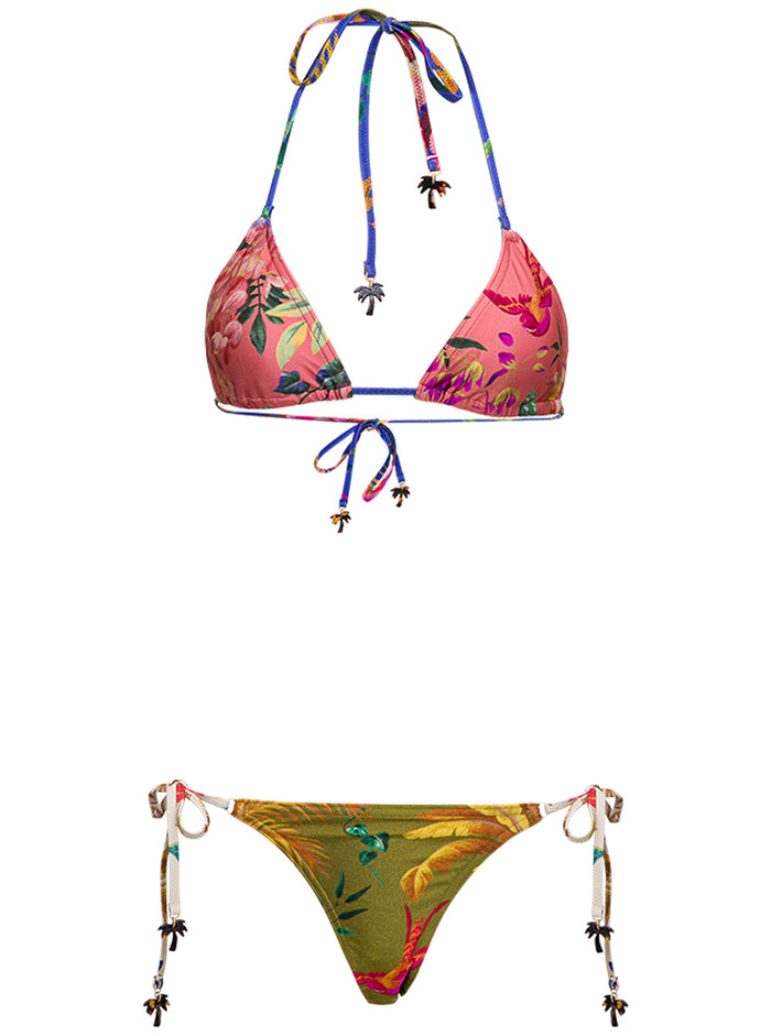 Topicana Floral Print Bikini Polyamide Elastane Beachwear