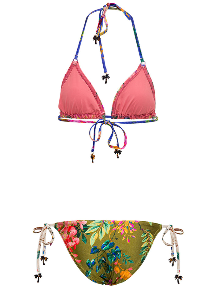 Topicana Floral Print Bikini Polyamide Elastane Beachwear