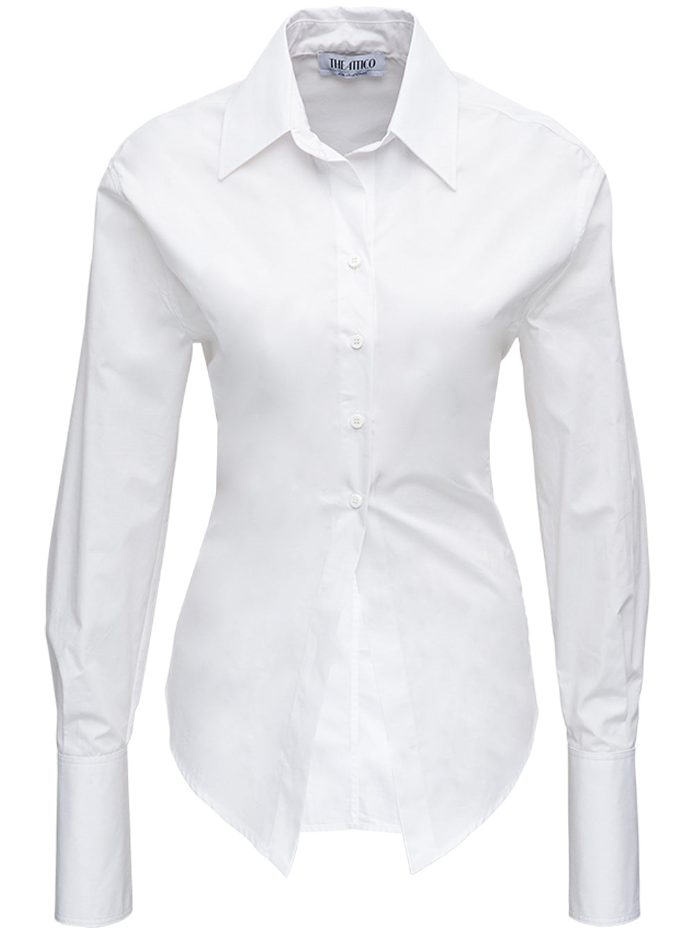 White Cotton Poplin Lily Shirt And Blouses