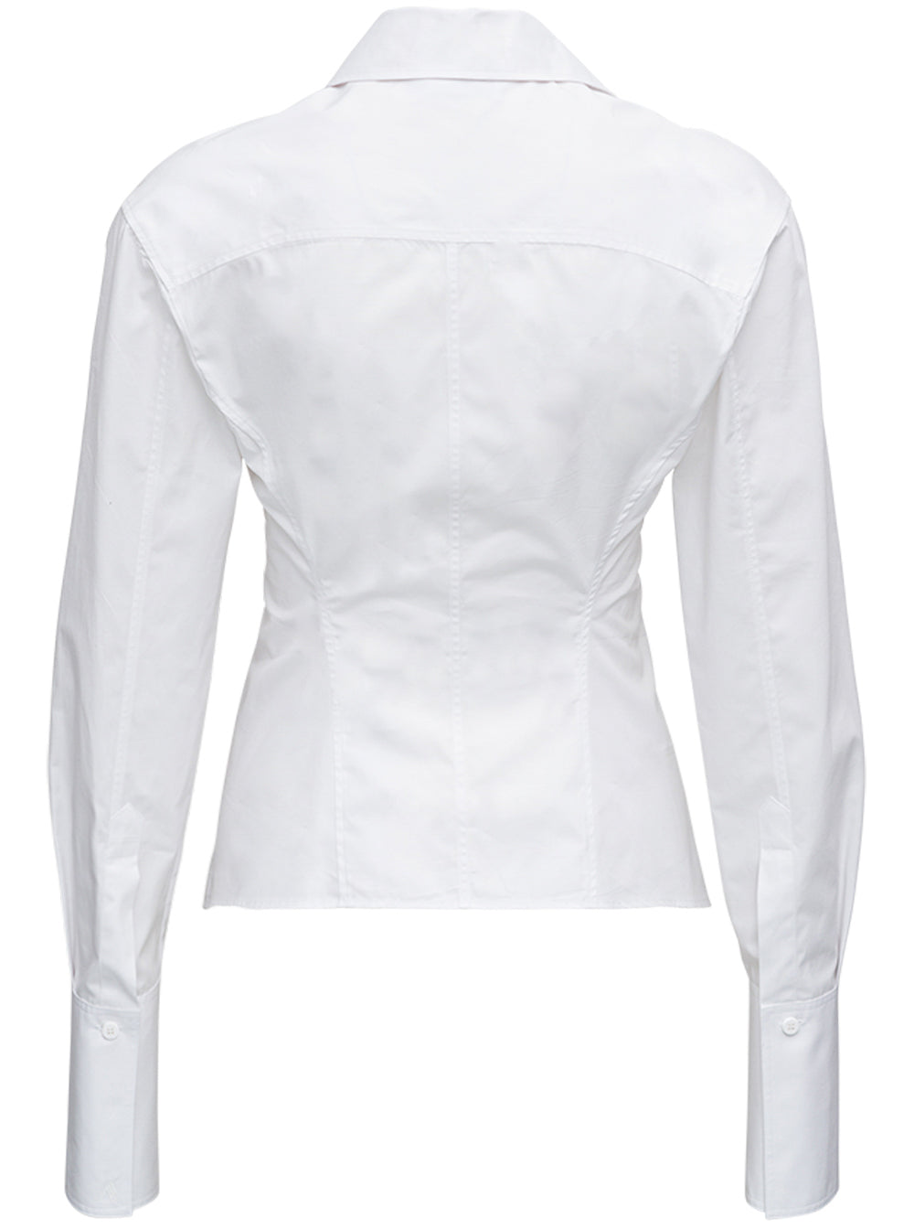 White Cotton Poplin Lily Shirt And Blouses