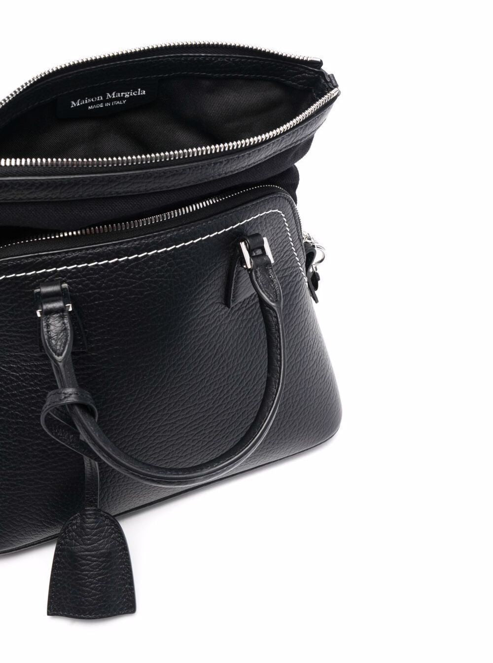 5ac Mini Black Polyvinyl Butyral Crossbody Bags