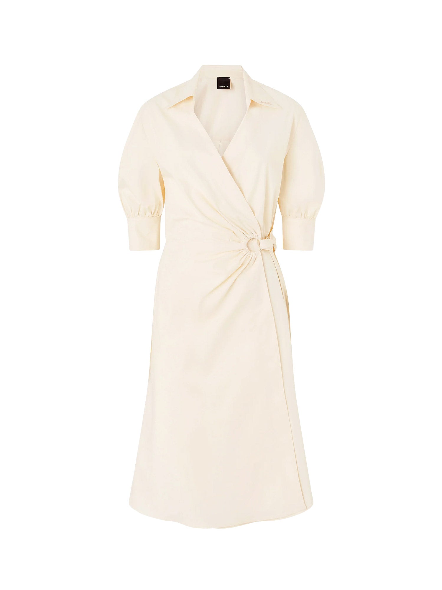 Pinko Dresses Beige Cotone Elastan