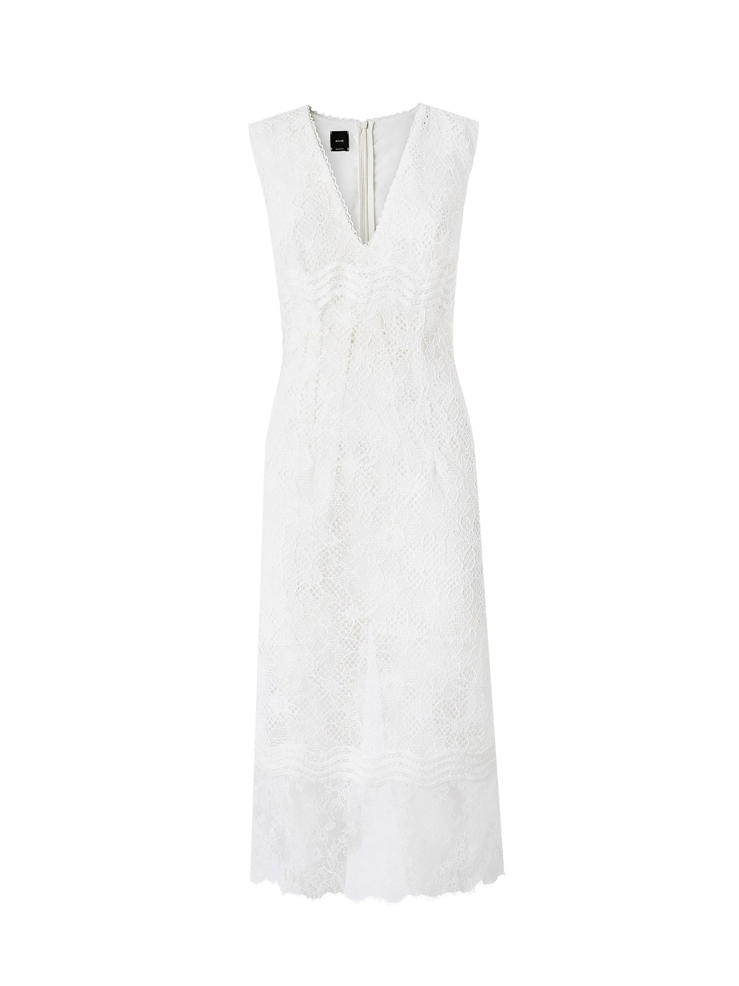 Pinko Dresses White Poliestere