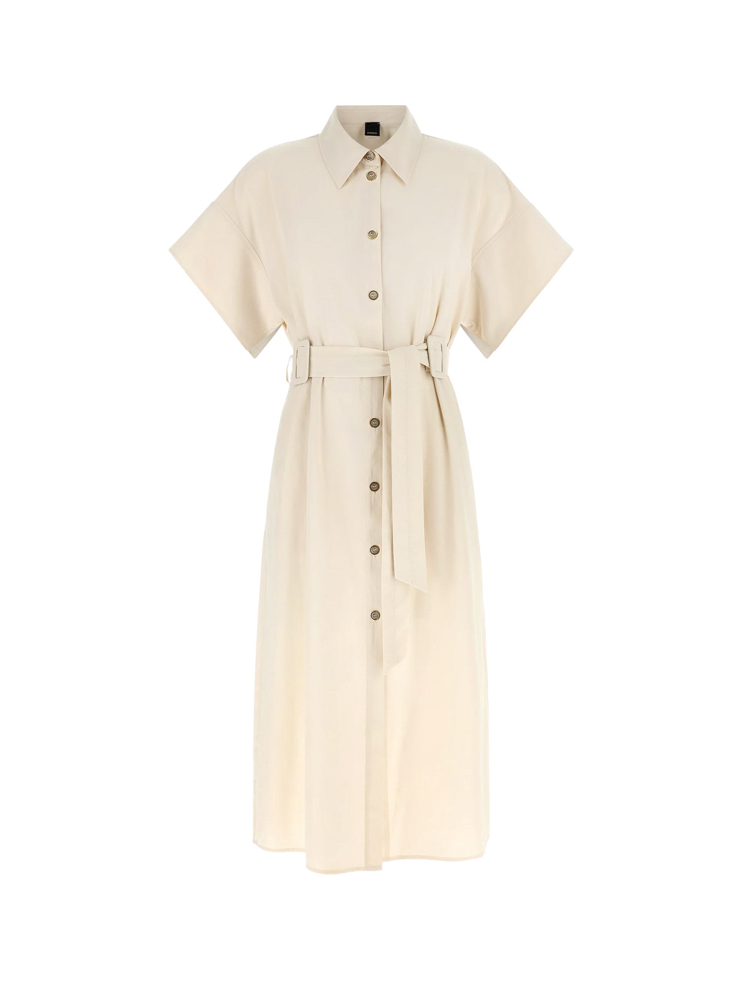 Pinko Dresses Beige Cotone