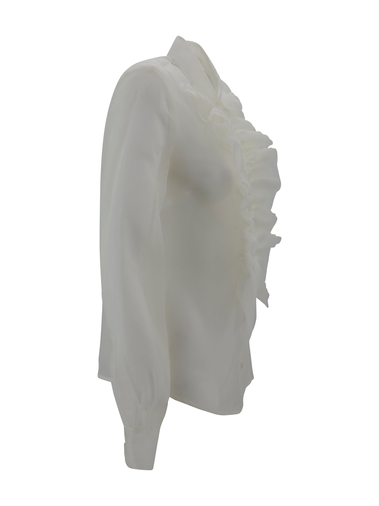 Parosh Shirts Cream Seta