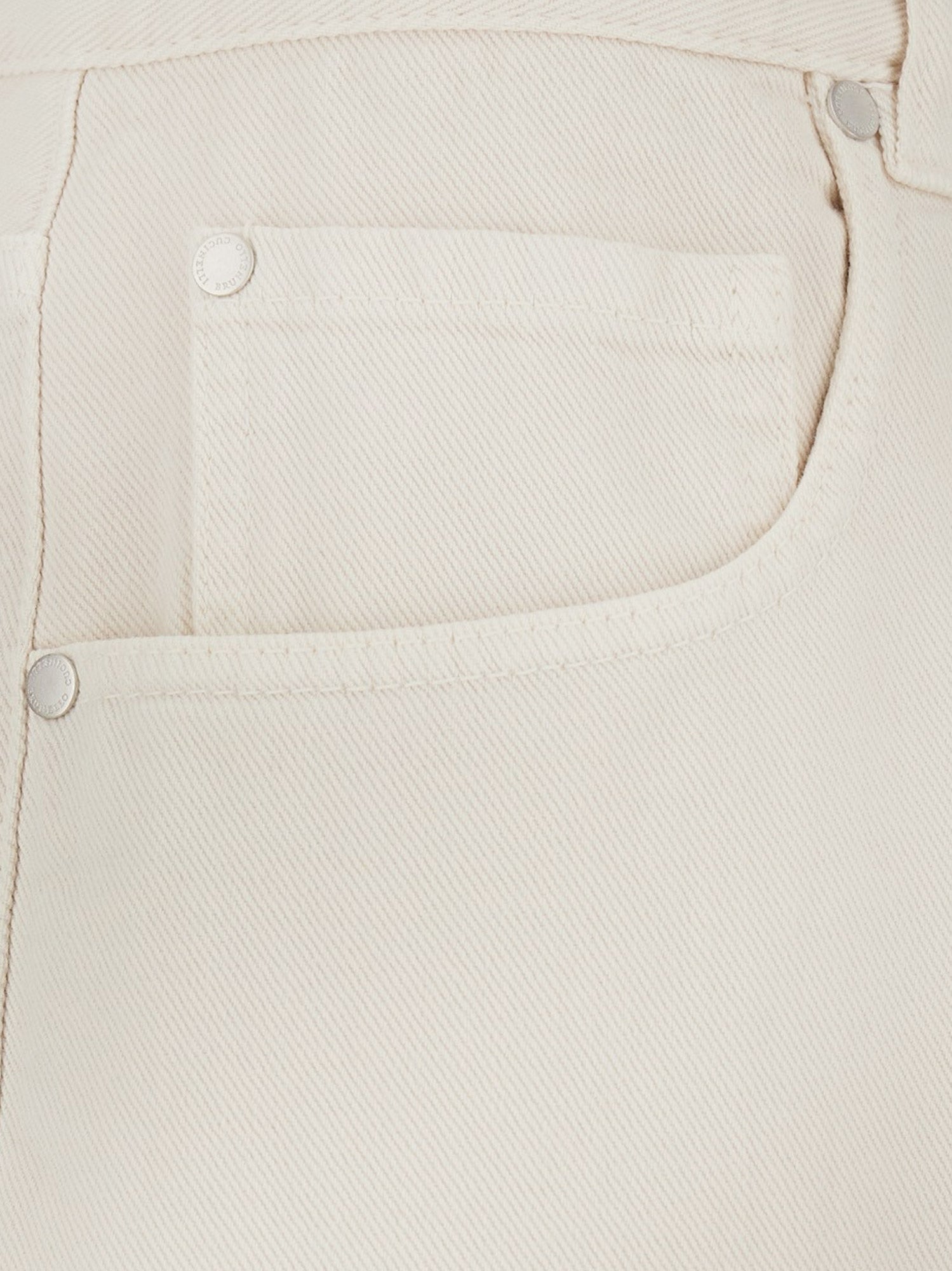 Brunello Cucinelli Rtw Chalk Cotone