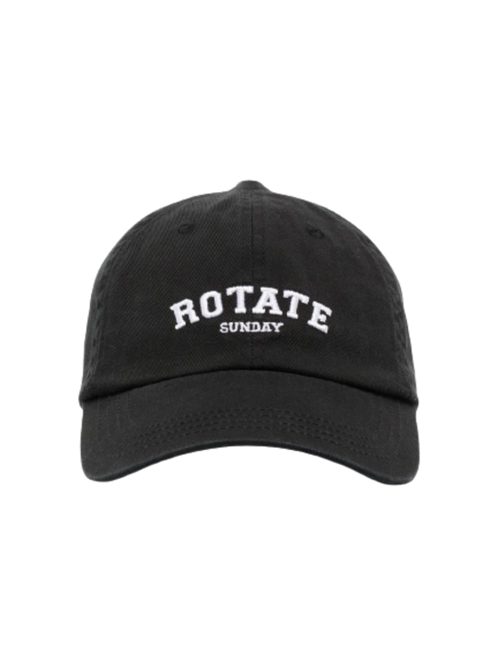Black Organic Cotton Hat With Logo And Gloves