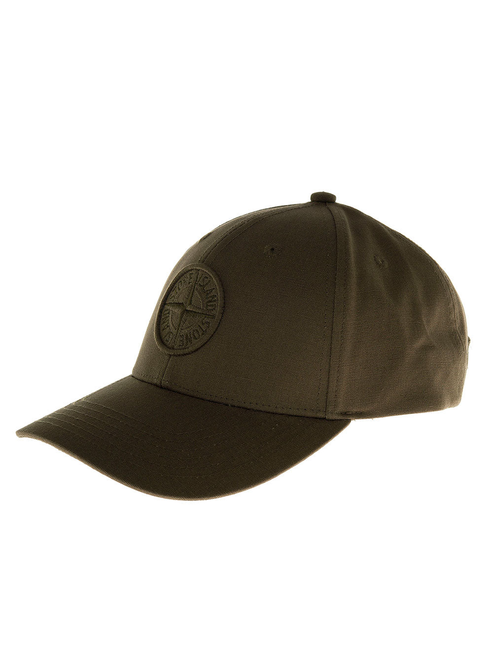 Green Cotton Twill Baseball Cap With Logo Hats And Gloves