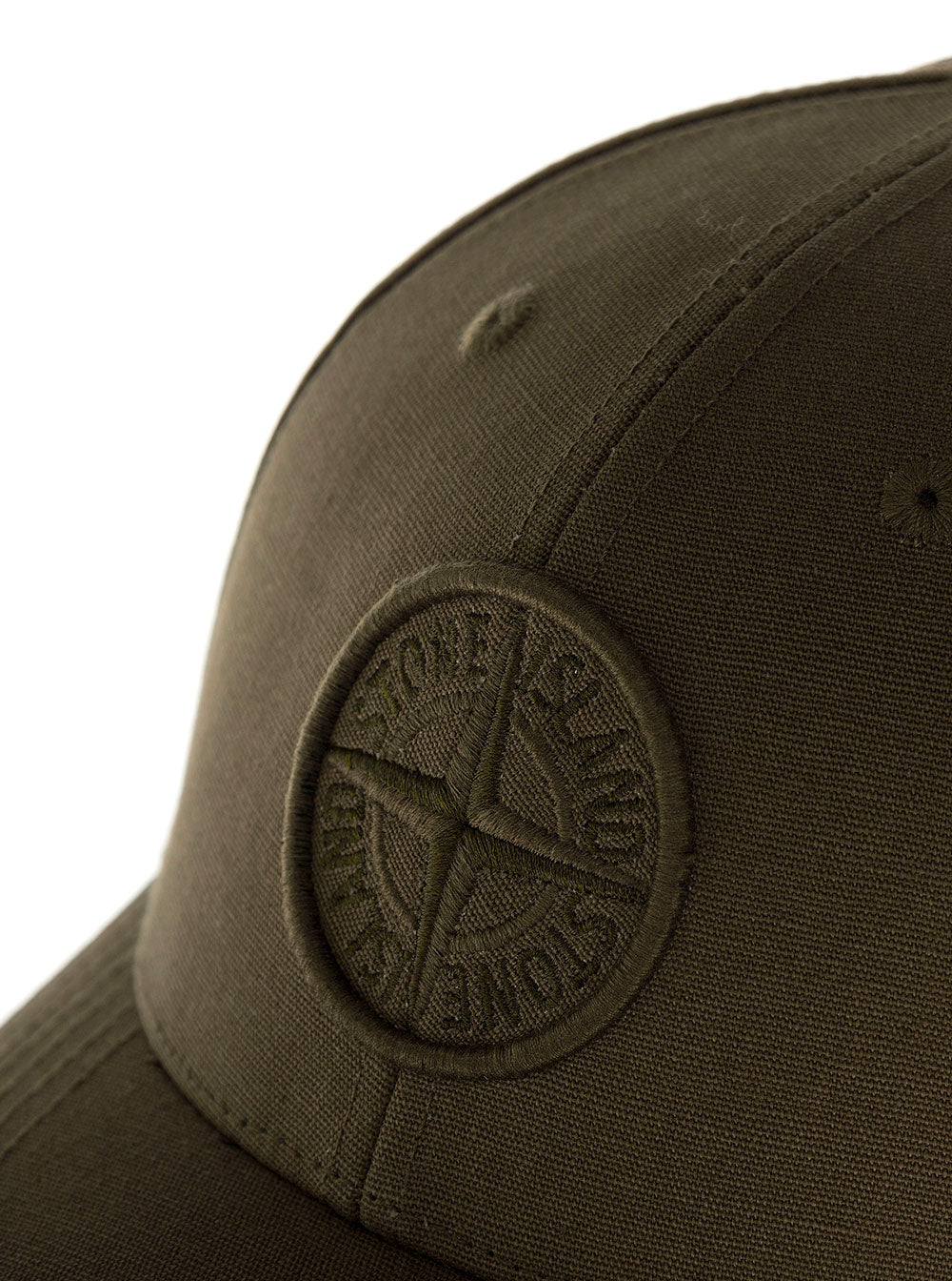 Green Cotton Twill Baseball Cap With Logo Hats And Gloves