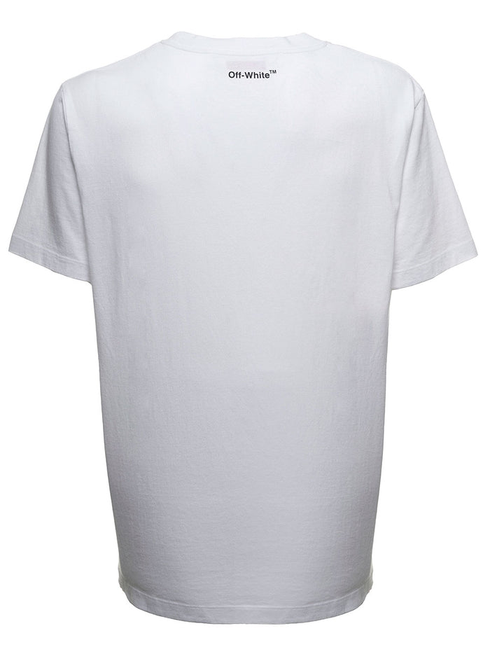 Monalisa Slim S-S Tee White Cotton Tshirts And Polo Shirts
