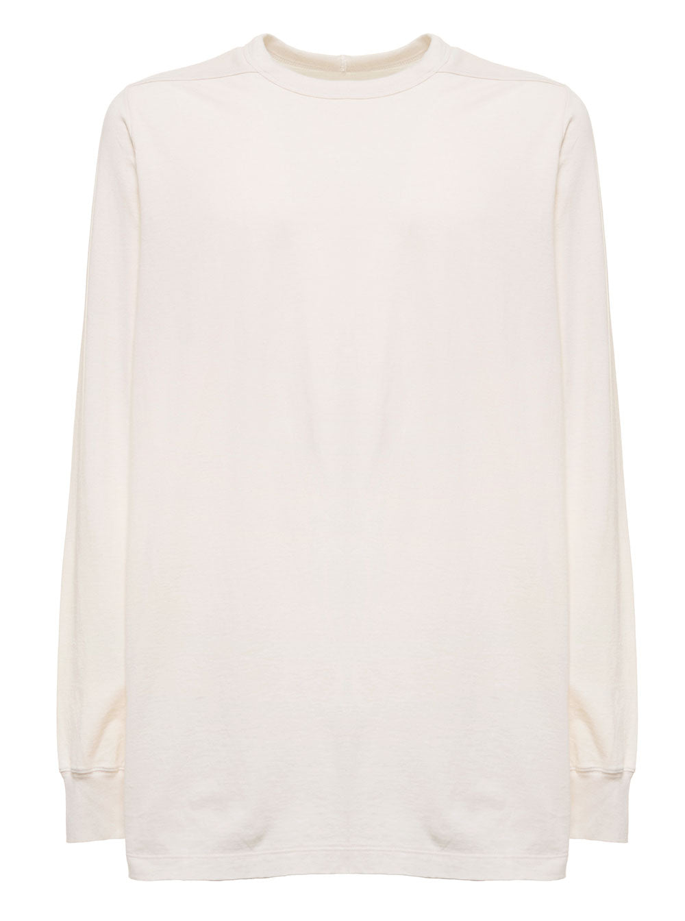 White Cotton Oversize Sweater Jersey
