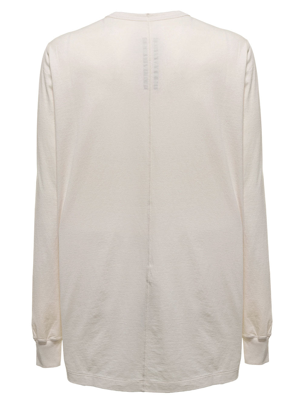 White Cotton Oversize Sweater Jersey