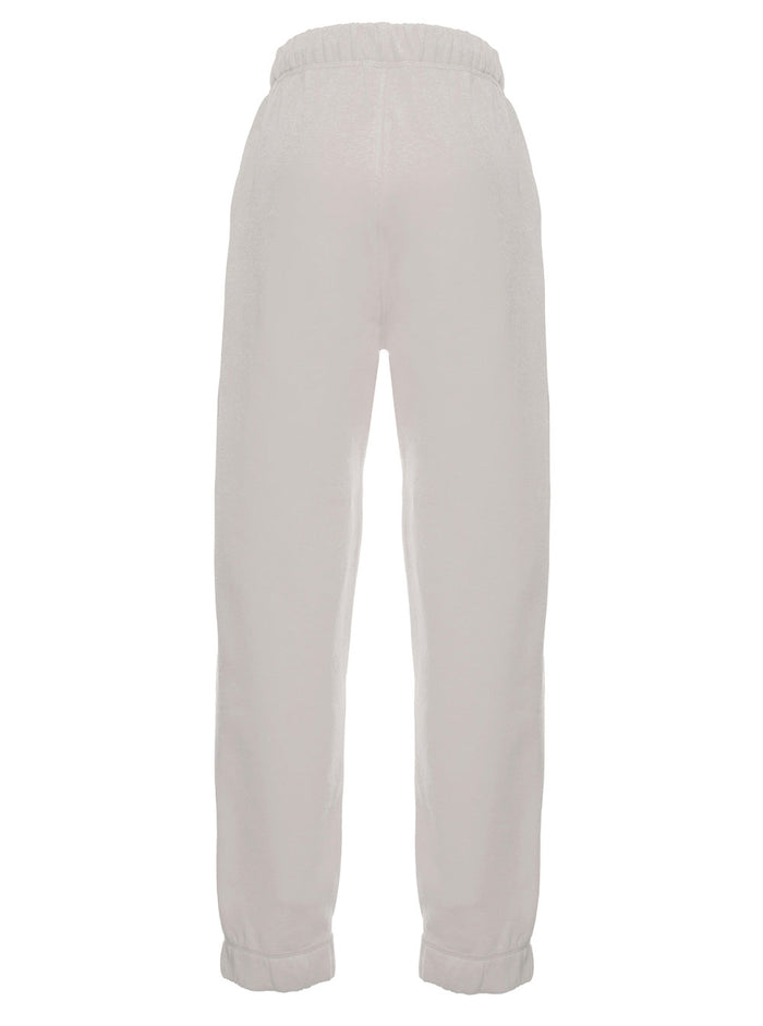 Isoli Software Ivory Colored Jersey Trousers White