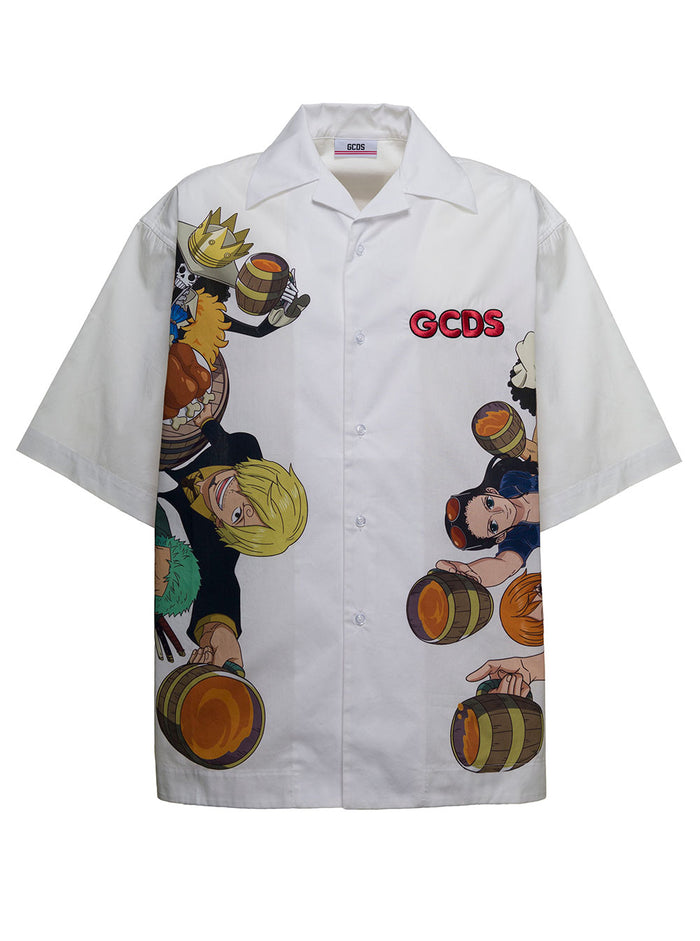 One Piece Straw White Cotton Shirt Bamboo And Blouses