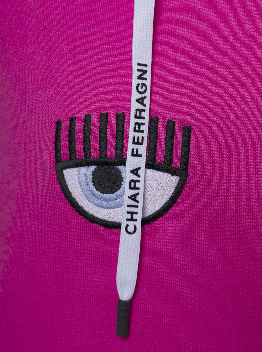 Eye Star Pink Cotton Hoodie Sweatshirts