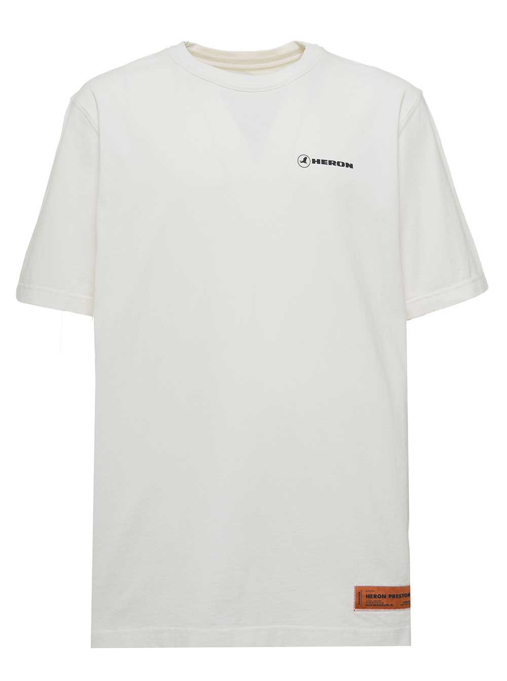 White Cotton T-Shirt With Errythang Print Tshirts And Polo Shirts