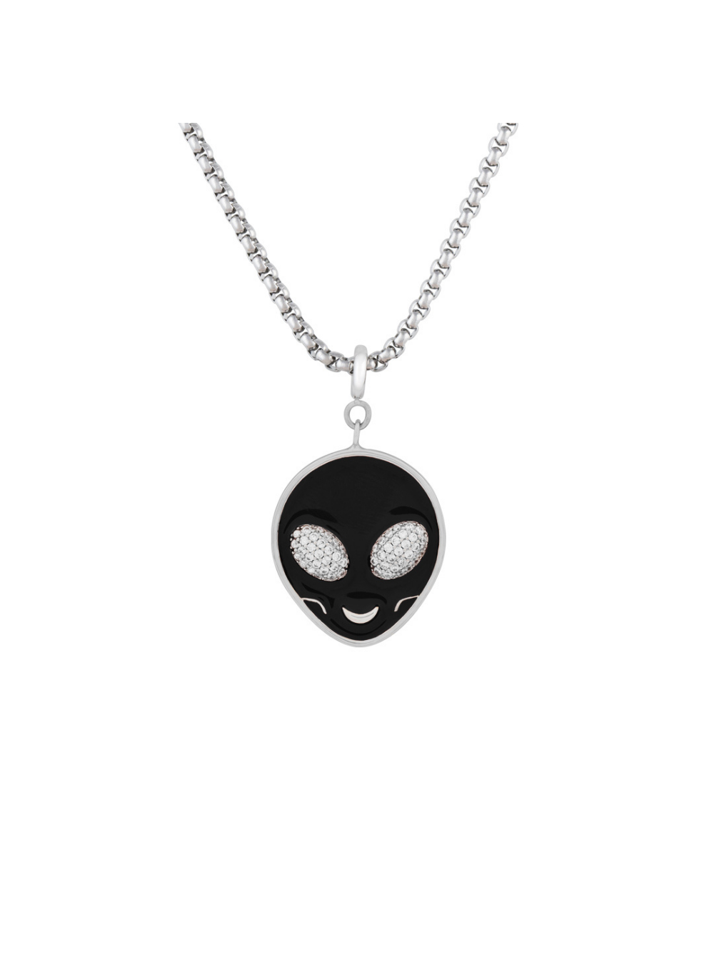 Brother Pendant Black Necklace Grey Necklaces