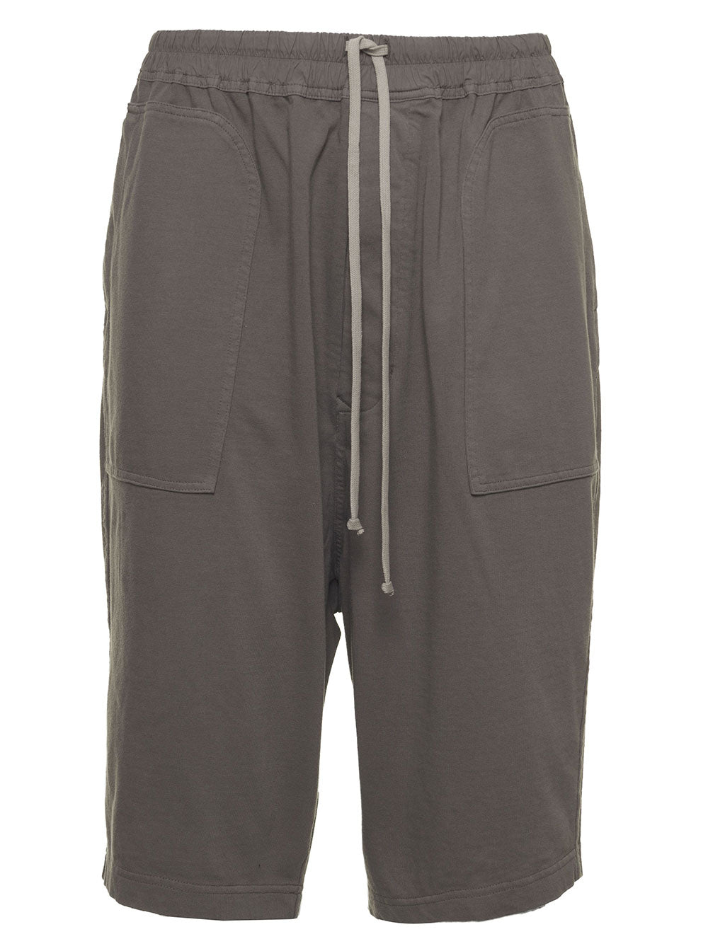 Cotton Bermuda Shorts With Pockets Beige Trousers