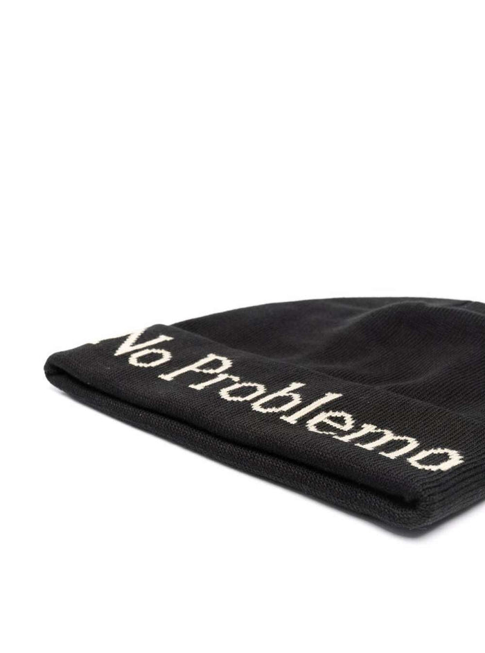 No Problemo Black Cap Acrylic Hats And Gloves