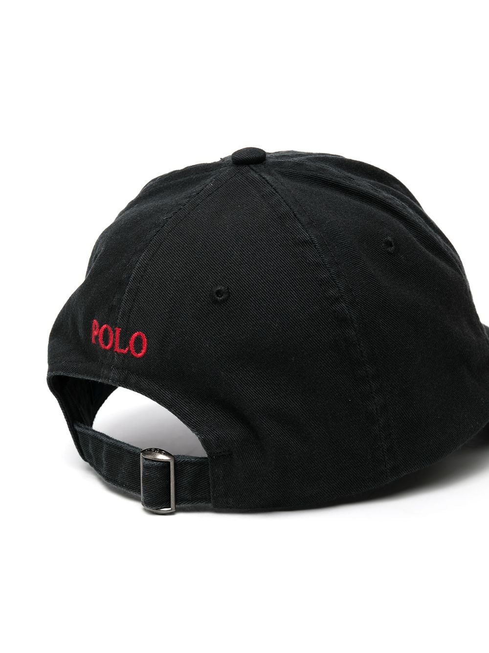 Polo Ralph Lauren Mans Black Cotton Hat With Logo And Gloves