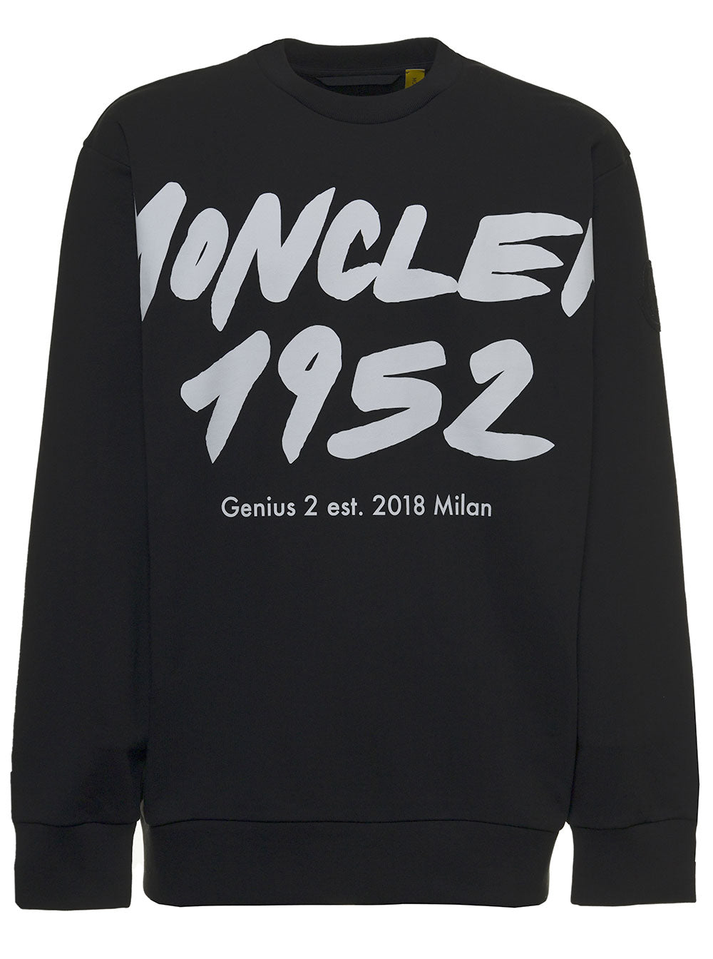 Logo Sweatshirt By 1952 Black Cotton Sweatshirts