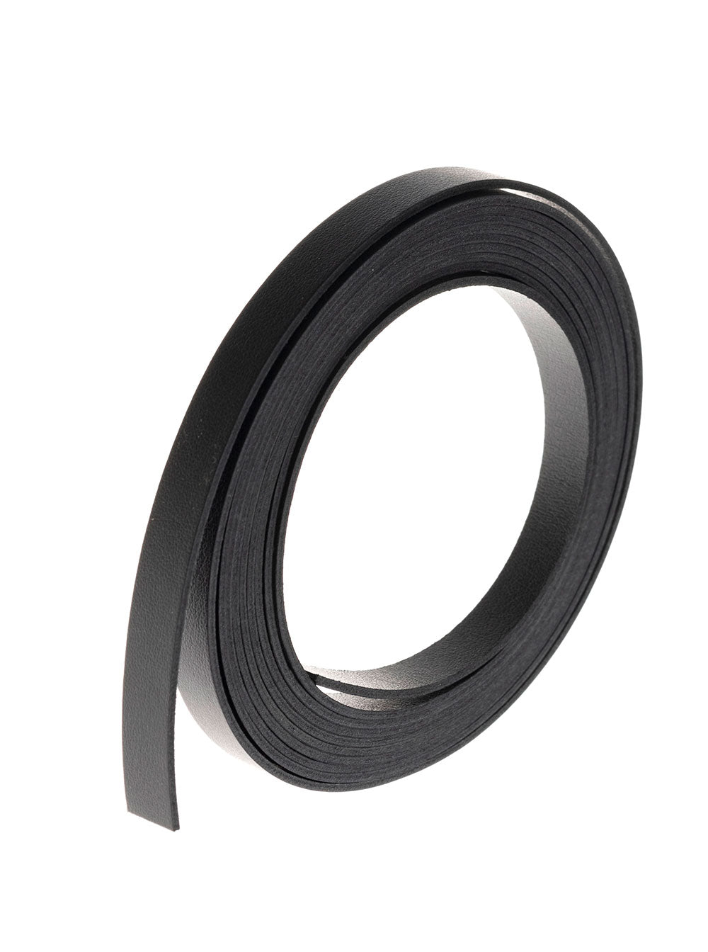 Double Black Leather Belt Calf