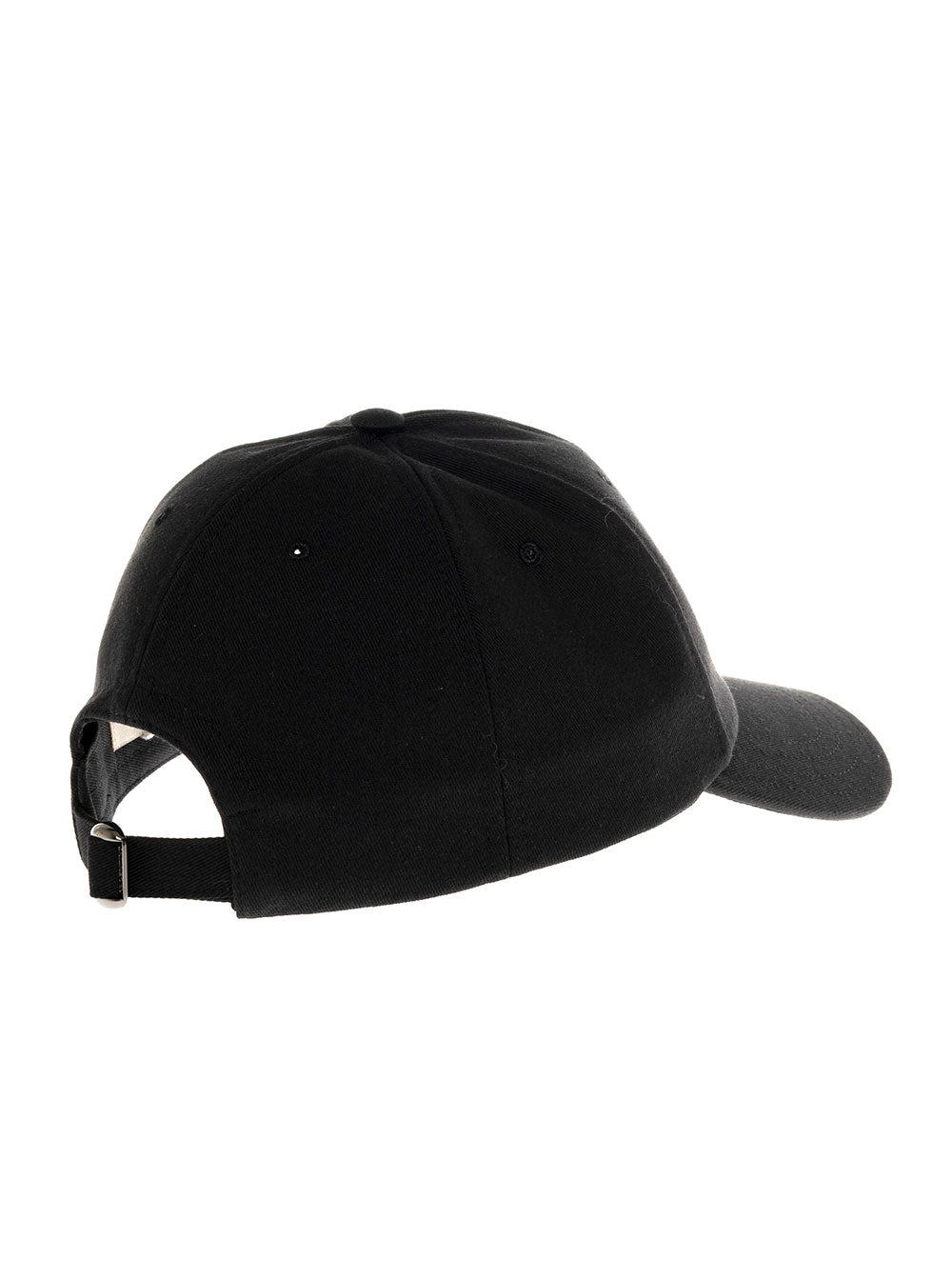 Black Cotton Hat With Vltn Logo And Gloves