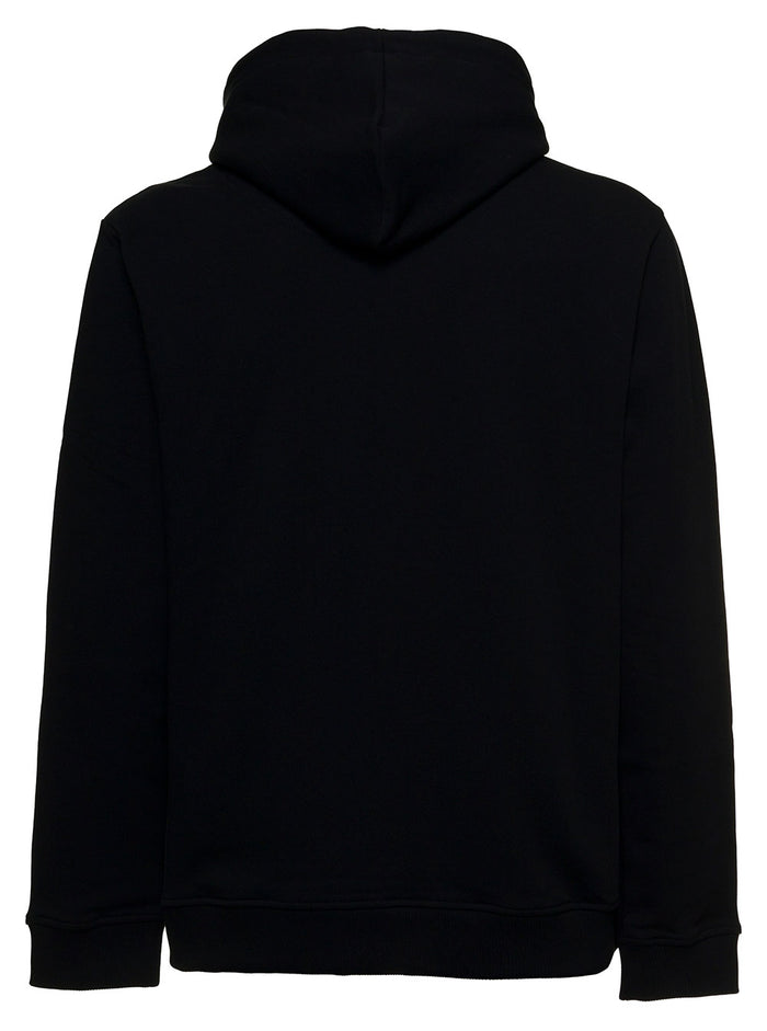 Black Cotton Sweatshirt With Tiger Logo Sweatshirts