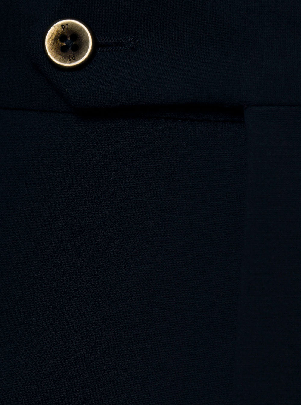 Blue Slim Jersey Pants Blu Modal Polyamide Elastane Trousers