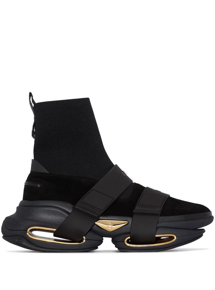B-Bold Black Sneakers Polyester Élasthanne