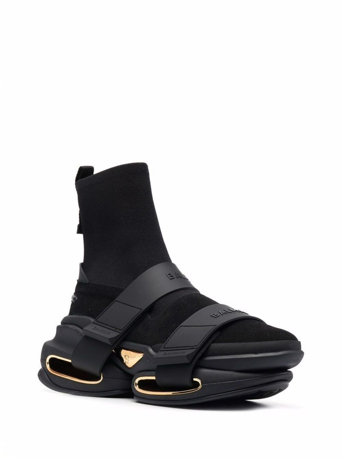 B-Bold Black Sneakers Polyester Élasthanne