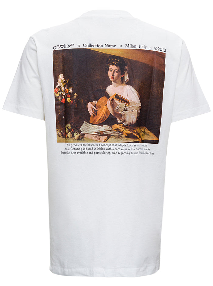 White Cotton Caravaggio T-Shirt Tshirts And Polo Shirts