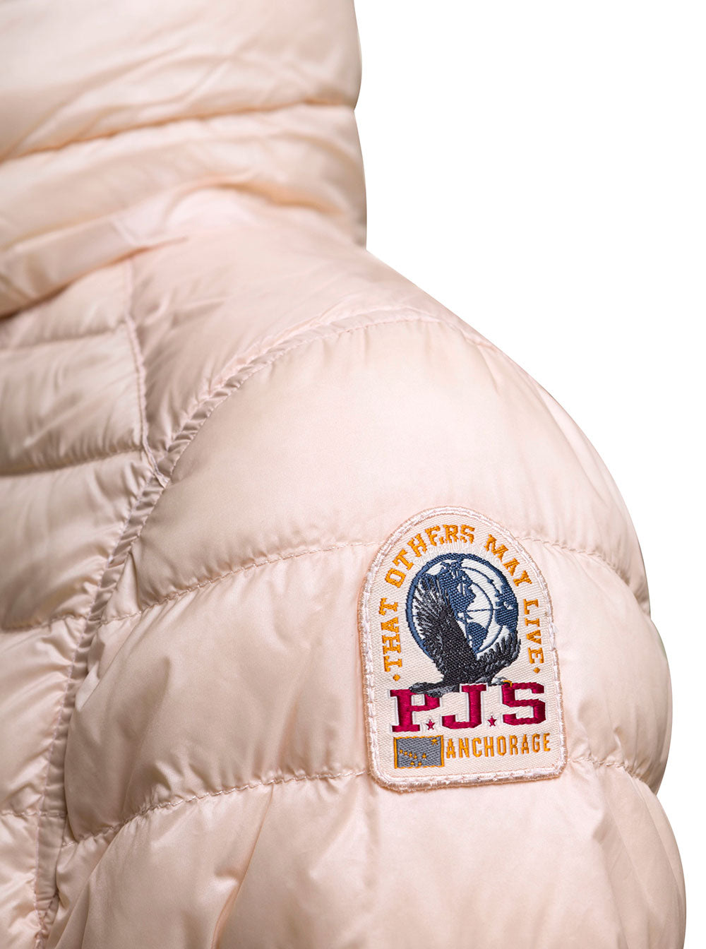 Ayame Pink Quilted Down Jacket Polyamide